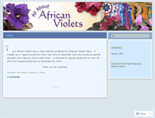 Tablet Screenshot of allaboutafricanviolets.com